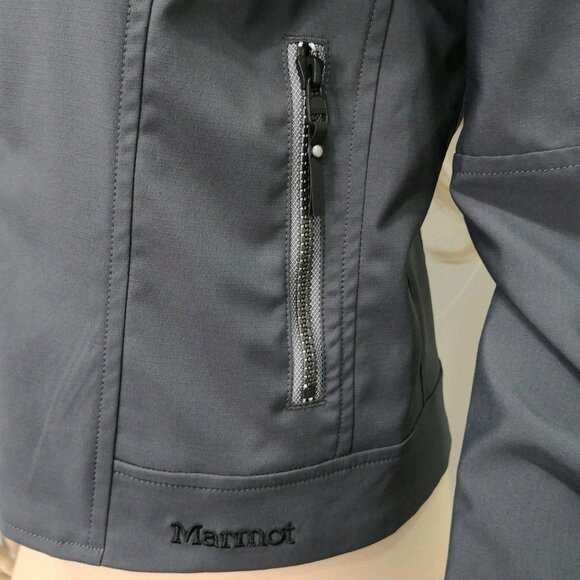 Marmot Women's Zoom Softshell M3 Jacket Size XS Dark Gray Full Zip NEW with Tags - Picture 4 of 8